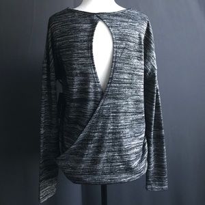 Black Tape Charcoal Spacedye Sweater